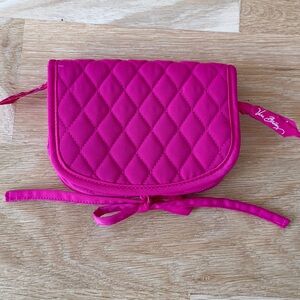 Vera Bradley Fuchsia Quilted Travel Toiletry Bag